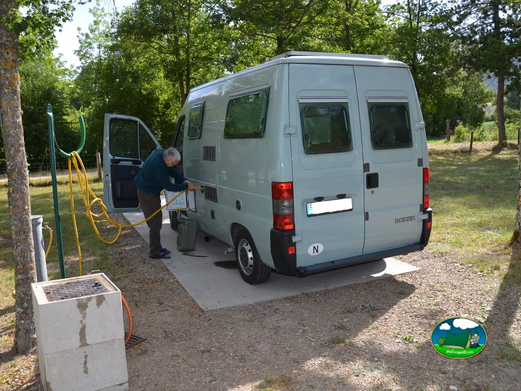 área de servicio para autocaravanas