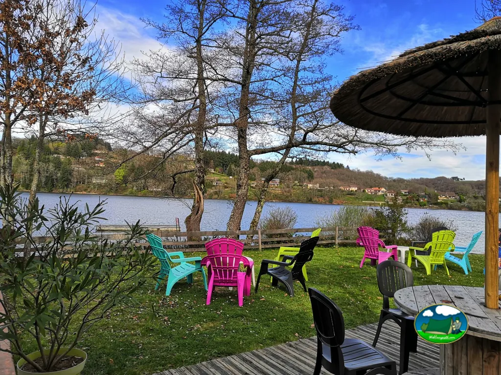 Terraza de cabaña