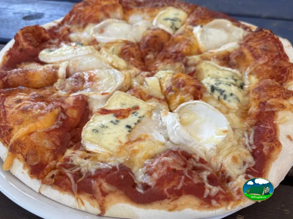 pizza con queso