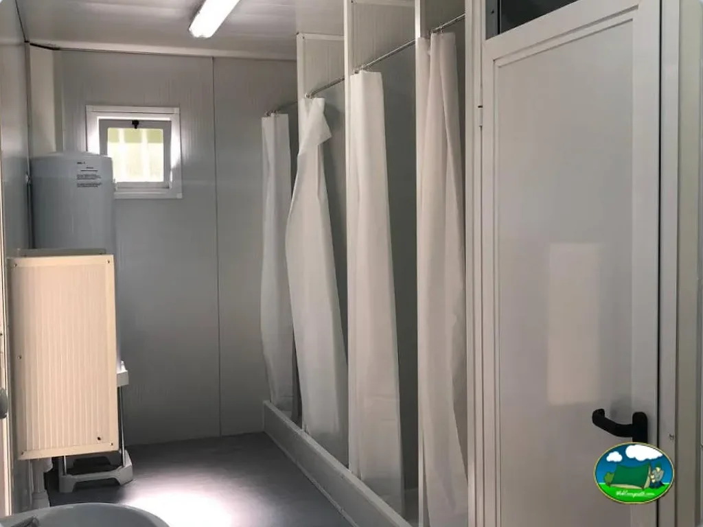 Aseos con duchas del Camping Lamas de Mouro, Lamas de Mouro (Viana Do Castelo)