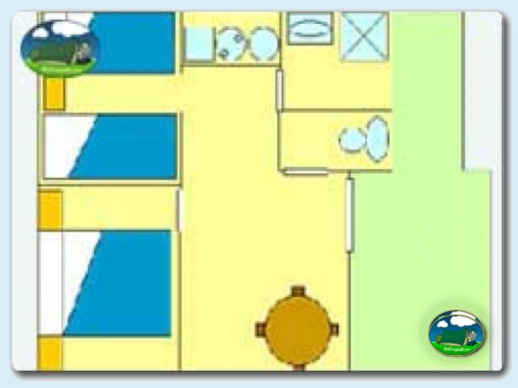 Camping Ribadesella foto de Bungalow tipo B y B1