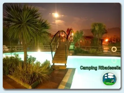 Plano del recinto del Camping Ribadesella, Ribadesella (Asturias)