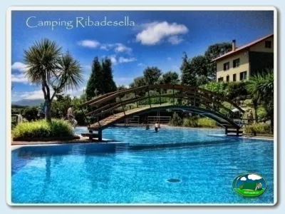 Plano del recinto del Camping Ribadesella, Ribadesella (Asturias)