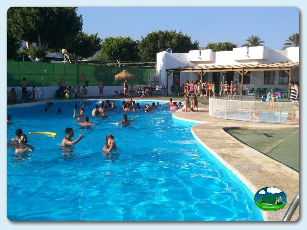 Piscina en Camping Roquetas, Almería, España