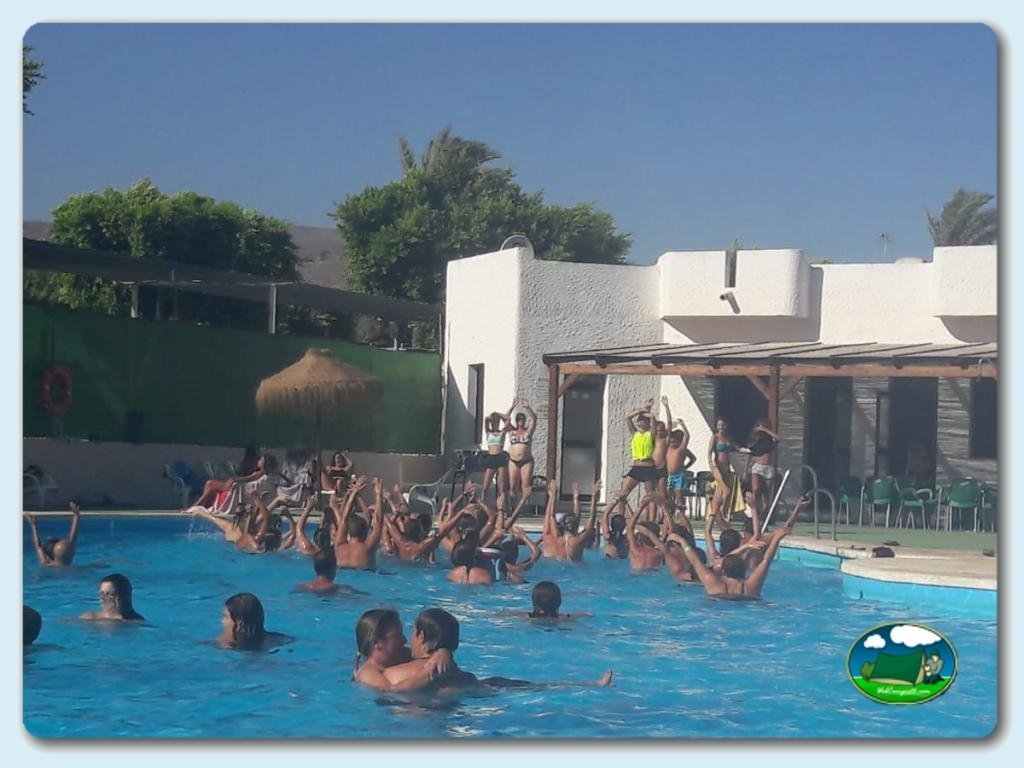 Piscina en Camping Roquetas, Almería, España