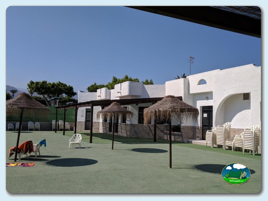 Piscina en Camping Roquetas, Almería, España