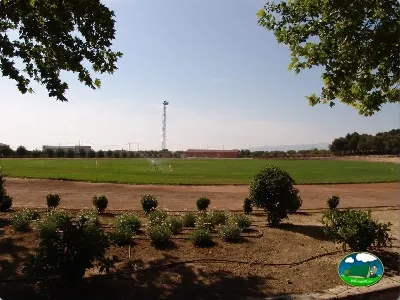 Parcela con vistas al campo del Camping La Rafa, Bullas (Murcia)