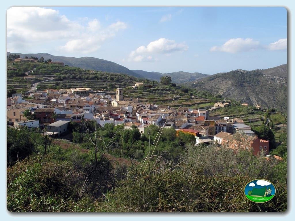 Entorno en Camping  Vall de Laguar, Alicante, España