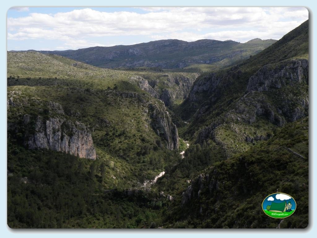 Entorno en Camping  Vall de Laguar, Alicante, España