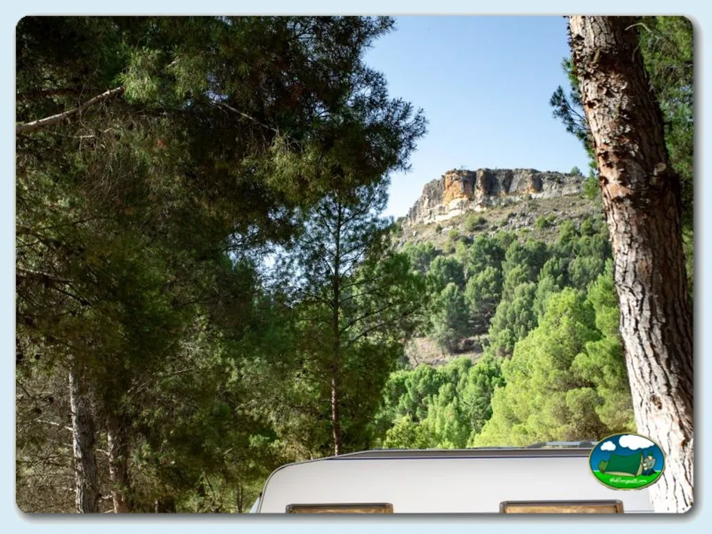 Mobil-home con vistas a la sierra del Camping Lago Resort, Nuévalos (Zaragoza)