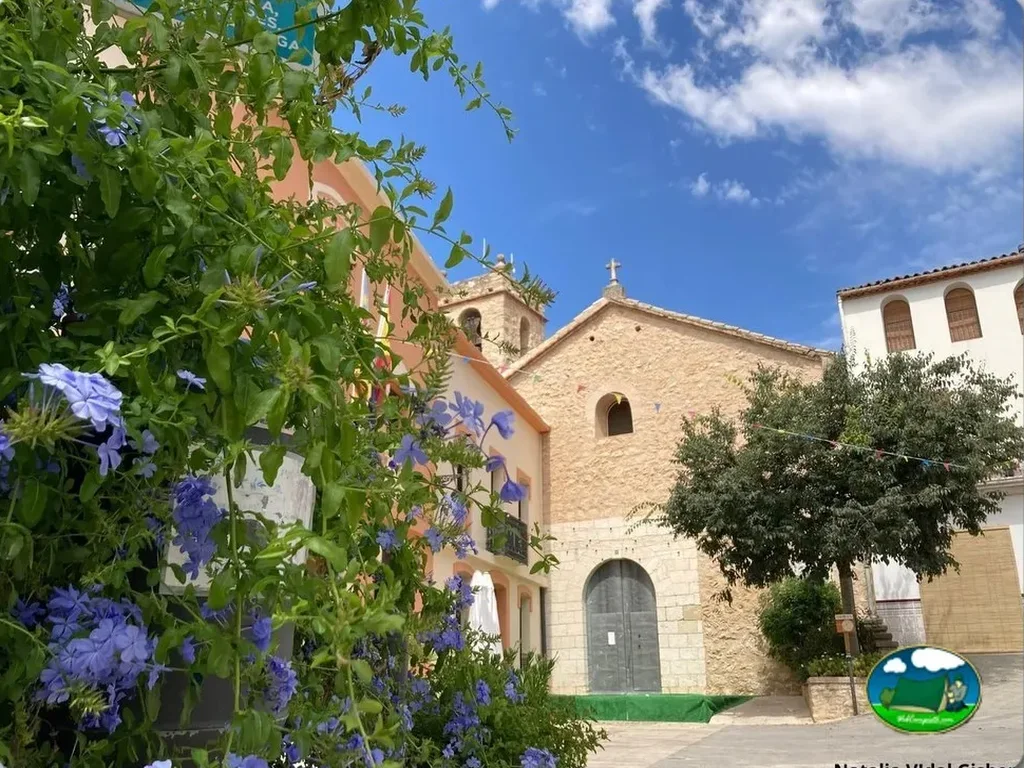 Plano del recinto del Camping La Vall, Alcalá de la Jovada (Alicante)