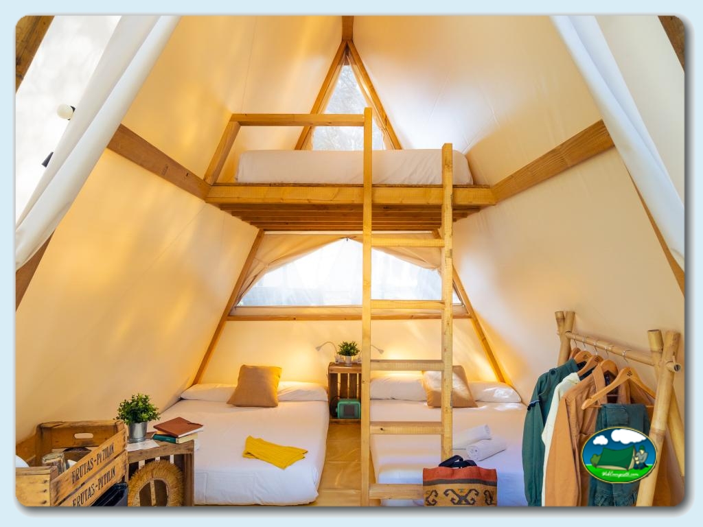 GLAMPING en Camping Kikopark Oliva, Valencia, España