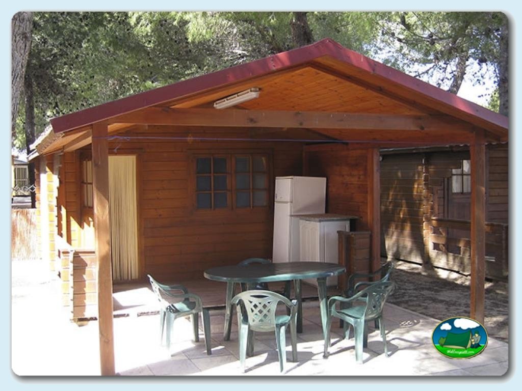 Casita de madera en Camping L`Alqueria, Valencia, España
