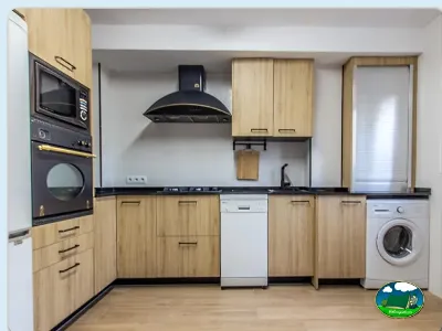 Cocina mobil-home del Camping San Vicente, Xeraco (Valencia)