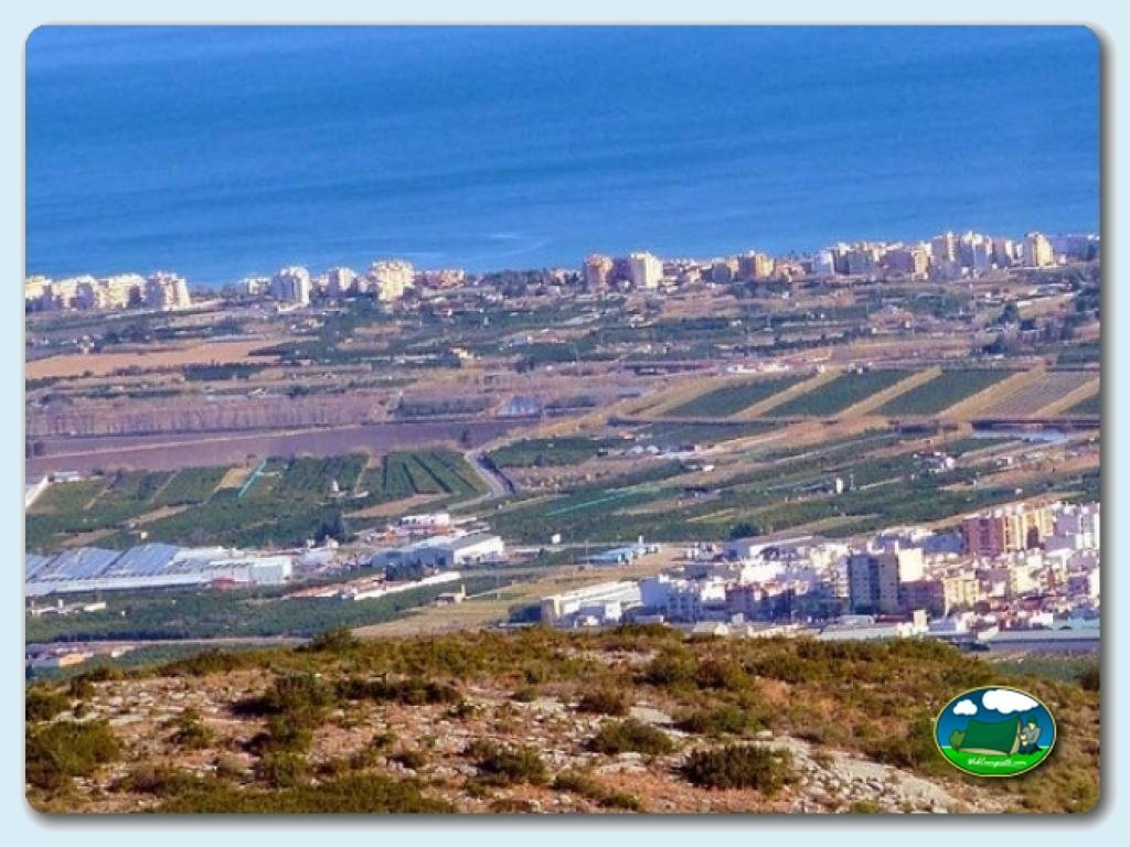 Vistas a&eacute;reas en Camping San Vicente, Valencia, España