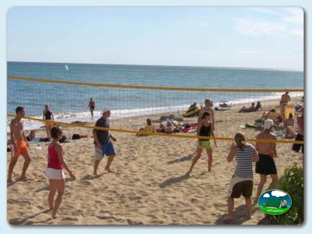 Zonas deportivas en Camping La Torre del Sol, Tarragona, España