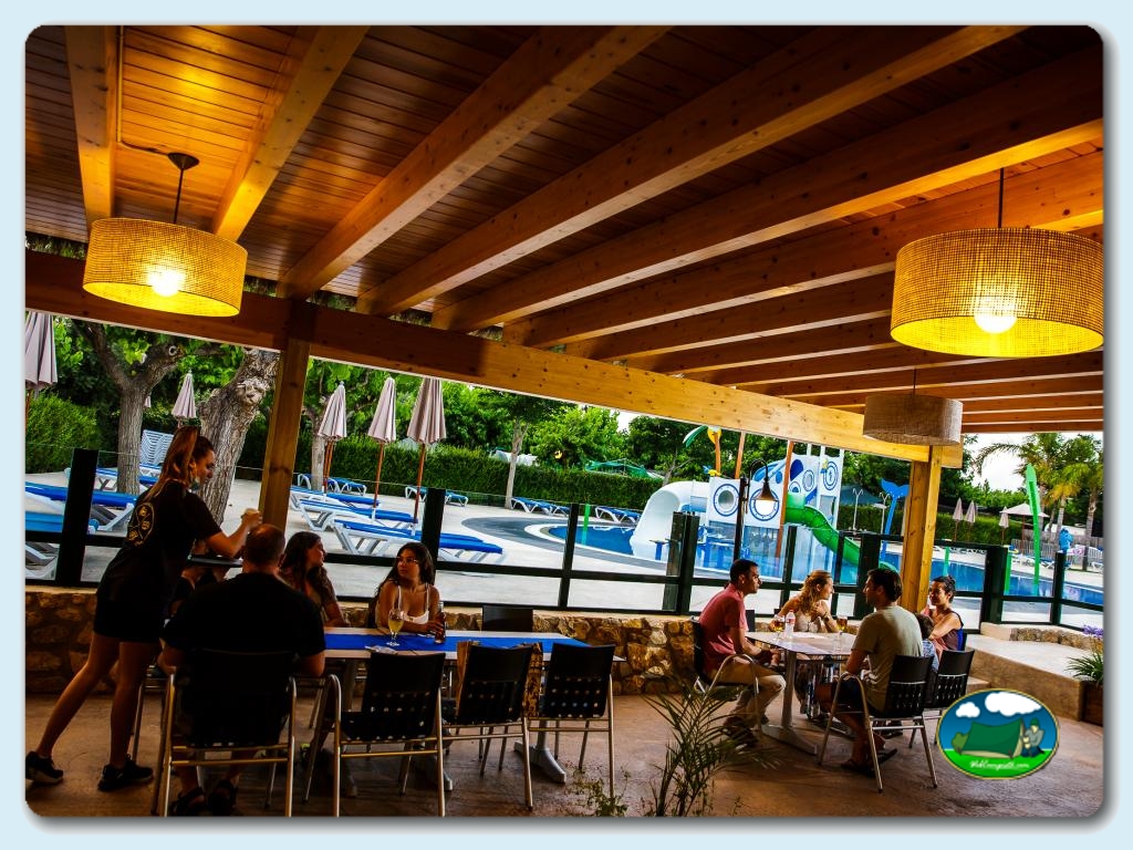 Restaurante en Camping La Llosa, Tarragona, España