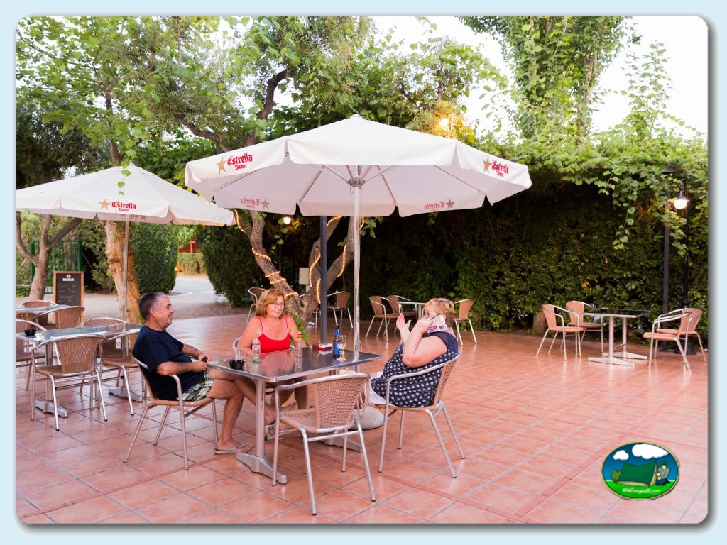Terraza en Camping La Llosa, Tarragona, España
